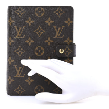 LOUIS VUITTON Monogram Medium Ring Agenda Cover