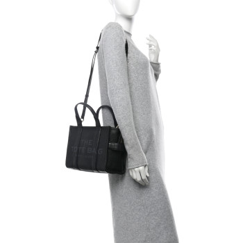 MARC JACOBS Grained Calfskin Small The Tote Bag Black