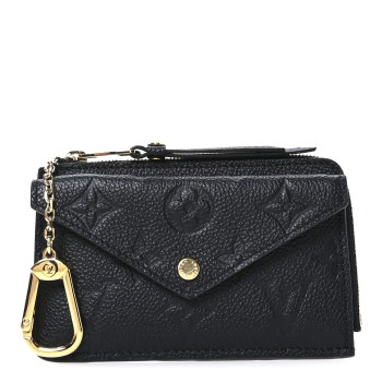 LOUIS VUITTON Empreinte Recto Verso Card Holder Black