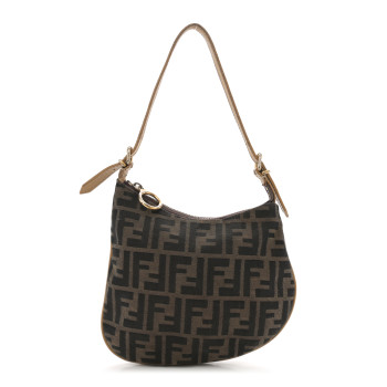 FENDI Zucca Small Oyster Tobacco Beige