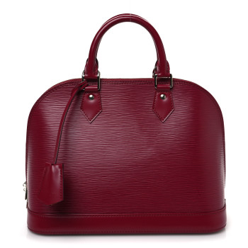 LOUIS VUITTON Epi Alma PM Fuchsia