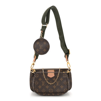 LOUIS VUITTON Monogram Multi Pochette Accessories Kaki