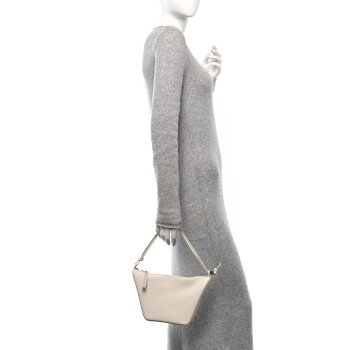 LOEWE Calfskin Mini Hammock Hobo Soft White