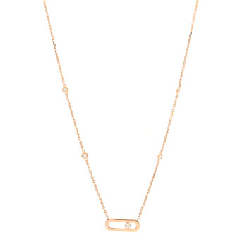 MESSIKA 18K Yellow Gold Diamond Move Uno Necklace