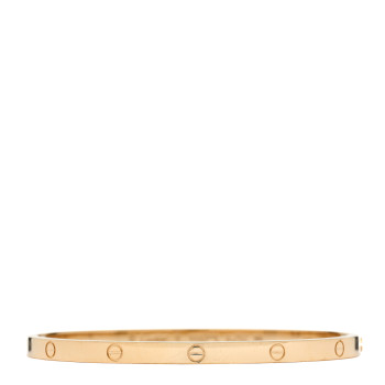 CARTIER 18K Yellow Gold Small LOVE Bracelet 16