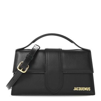 JACQUEMUS Smooth Calfskin Le Grand Bambino Black