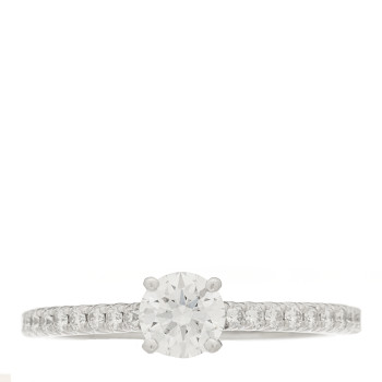 TIFFANY Platinum Diamond .46ct Novo Engagement Ring 52 6
