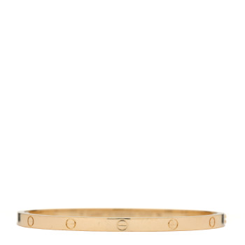 CARTIER 18K Yellow Gold Small LOVE Bracelet 16