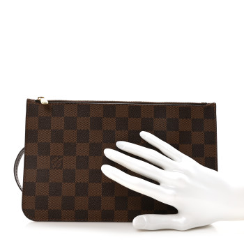 LOUIS VUITTON Damier Ebene Neverfull MM GM Pochette