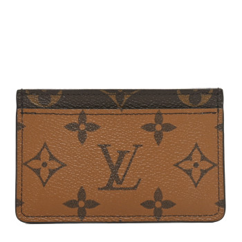 LOUIS VUITTON Reverse Monogram Card Holder