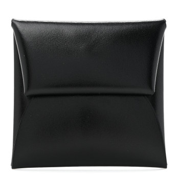 HERMES Box Bastia Coin Purse Black