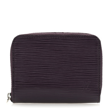 LOUIS VUITTON Epi Zippy Coin Purse Cassis