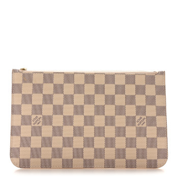 LOUIS VUITTON Damier Azur Neverfull MM GM Pochette