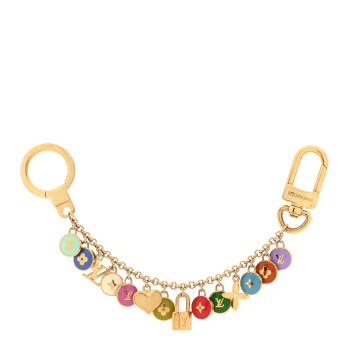 LOUIS VUITTON Pastilles Key Chain Bag Charm Multicolor