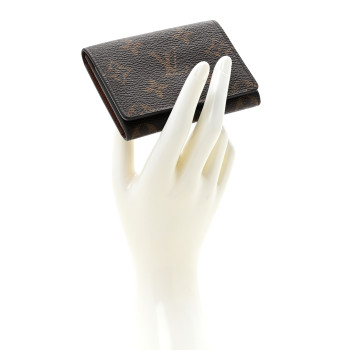 LOUIS VUITTON Monogram Envelope Business Card Holder