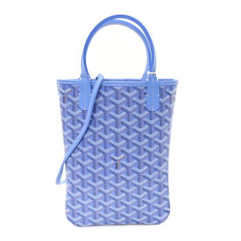 GOYARD Goyardine Le Jardin Poitiers Tote PM Iris