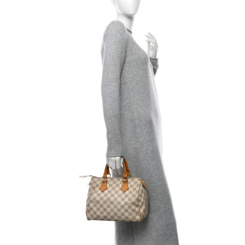 LOUIS VUITTON Damier Azur Speedy 25
