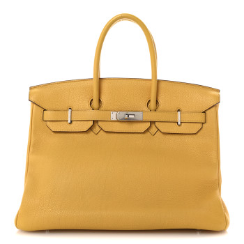 HERMES Togo Birkin 35 Soleil