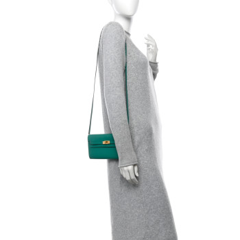 HERMES Epsom Kelly Wallet To Go Vert Jade