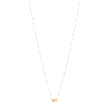 TIFFANY 18K Yellow Gold 6.5mm Elsa Peretti Bean Pendant Necklace