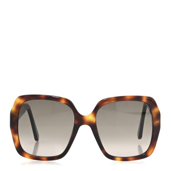 GUCCI Acetate Square Frame GG0096S Sunglasses Tortoise
