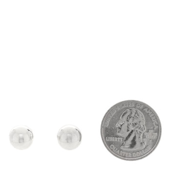 TIFFANY Sterling Silver 10mm HardWear Ball Earrings