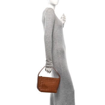 BOTTEGA VENETA Calfskin Intrecciato Mini Wallace Wood