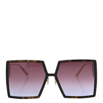 CHRISTIAN DIOR Square 30 Montaigne Sunglasses Tortoise