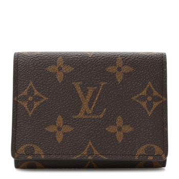 LOUIS VUITTON Monogram Envelope Business Card Holder