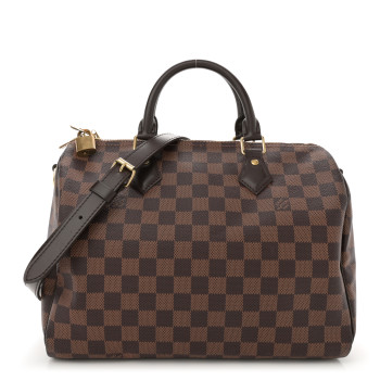 LOUIS VUITTON Damier Ebene Speedy Bandouliere 30
