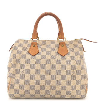 LOUIS VUITTON Damier Azur Speedy 25