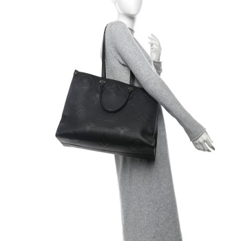 LOUIS VUITTON Empreinte Monogram Giant Onthego GM Black