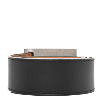 LOUIS VUITTON Calfskin Jeans Belt 80 32 Black