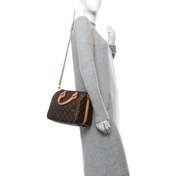 LOUIS VUITTON Monogram Speedy Bandouliere 25