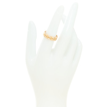 TIFFANY 18K Yellow Gold Diamond  Victoria Vine Band Ring 53 6.25