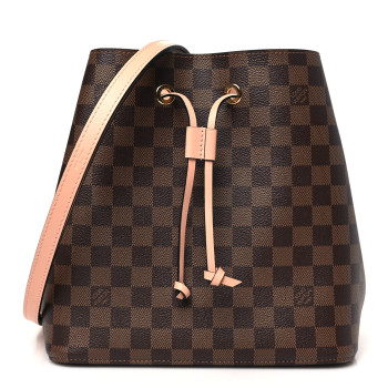 LOUIS VUITTON Damier Ebene Neonoe MM Venus Pink