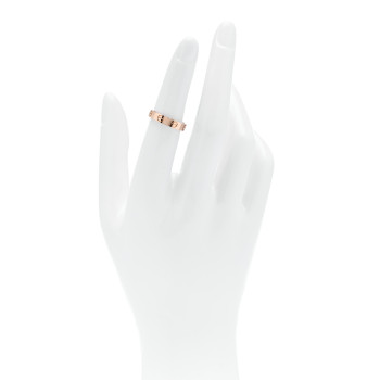CARTIER 18K Pink Gold 3.5mm LOVE Wedding Band Ring 50 5.25