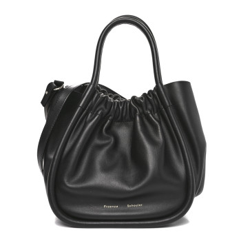 PROENZA SCHOULER Calfskin Small Ruched Tote Black