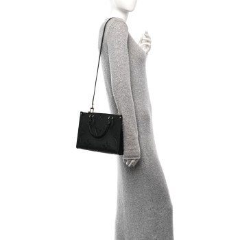 LOUIS VUITTON Empreinte Monogram Giant Onthego PM Black