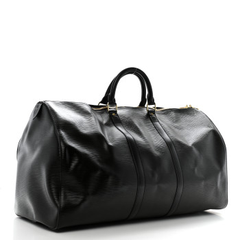 LOUIS VUITTON Epi Keepall 55 Black LOUIS VUITTON Epi Keepall 55 Black
