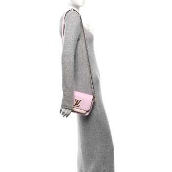 LOUIS VUITTON Grained Calfskin Lockme Tender Rose Water