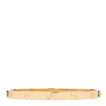 CARTIER 18K Yellow Gold Medium LOVE Bracelet 17