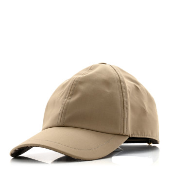 CHRISTIAN DIOR Polyester Baseball Hat Cap Beige CHRISTIAN DIOR Polyester Baseball Hat Cap Beige