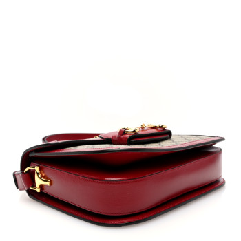 GUCCI GG Supreme Monogram Azalea Calfskin Horsebit 1955