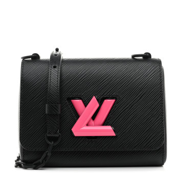 LOUIS VUITTON Epi Twist Shoulder Bag PM Black Pink