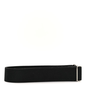 GOYARD Canvas Calfskin Adjustable Shoulder Strap Black
