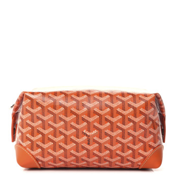 GOYARD Goyardine Boeing 25 Trousse de Toilette Orange