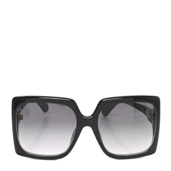 GUCCI Acetate Square Frame Sunglasses GG0876S Black