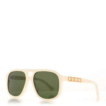 GUCCI Acetate Square Frame GG1188S Sunglasses White