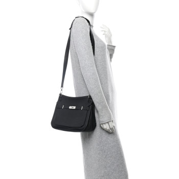 HERMES Taurillon Clemence Jypsiere 28 Black